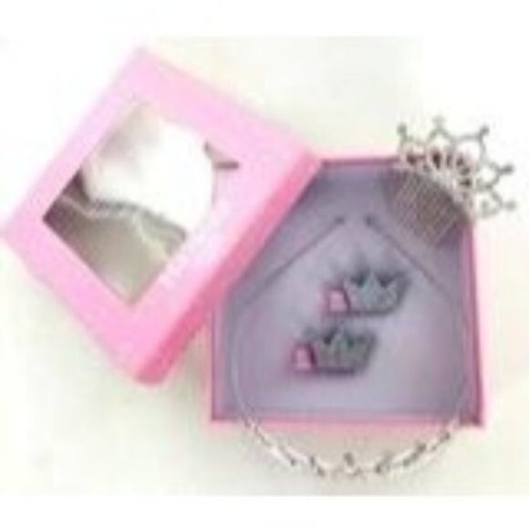 Tiara Crown Gift Set 4 Pieces for Girls - Picture 1 of 10